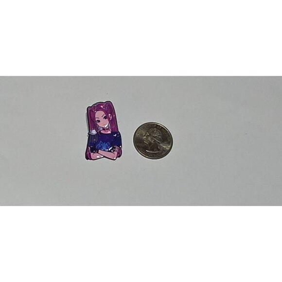 Netflix KPOP Demon Hunters Huntrix Golden Anime Style Collection Enamel Pin - Picture 10 of 10